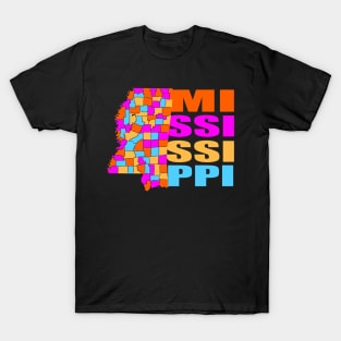 USA state: Mississippi T-Shirt